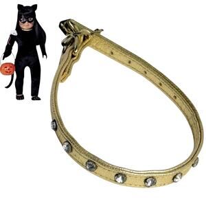 American Girl Choker Collar Gold Kitty Cat Costume Pleasant Co Doll Accessory